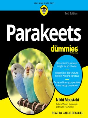 cover image of Parakeets For Dummies